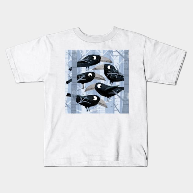 Guilty Crows Kids T-Shirt by Gareth Lucas